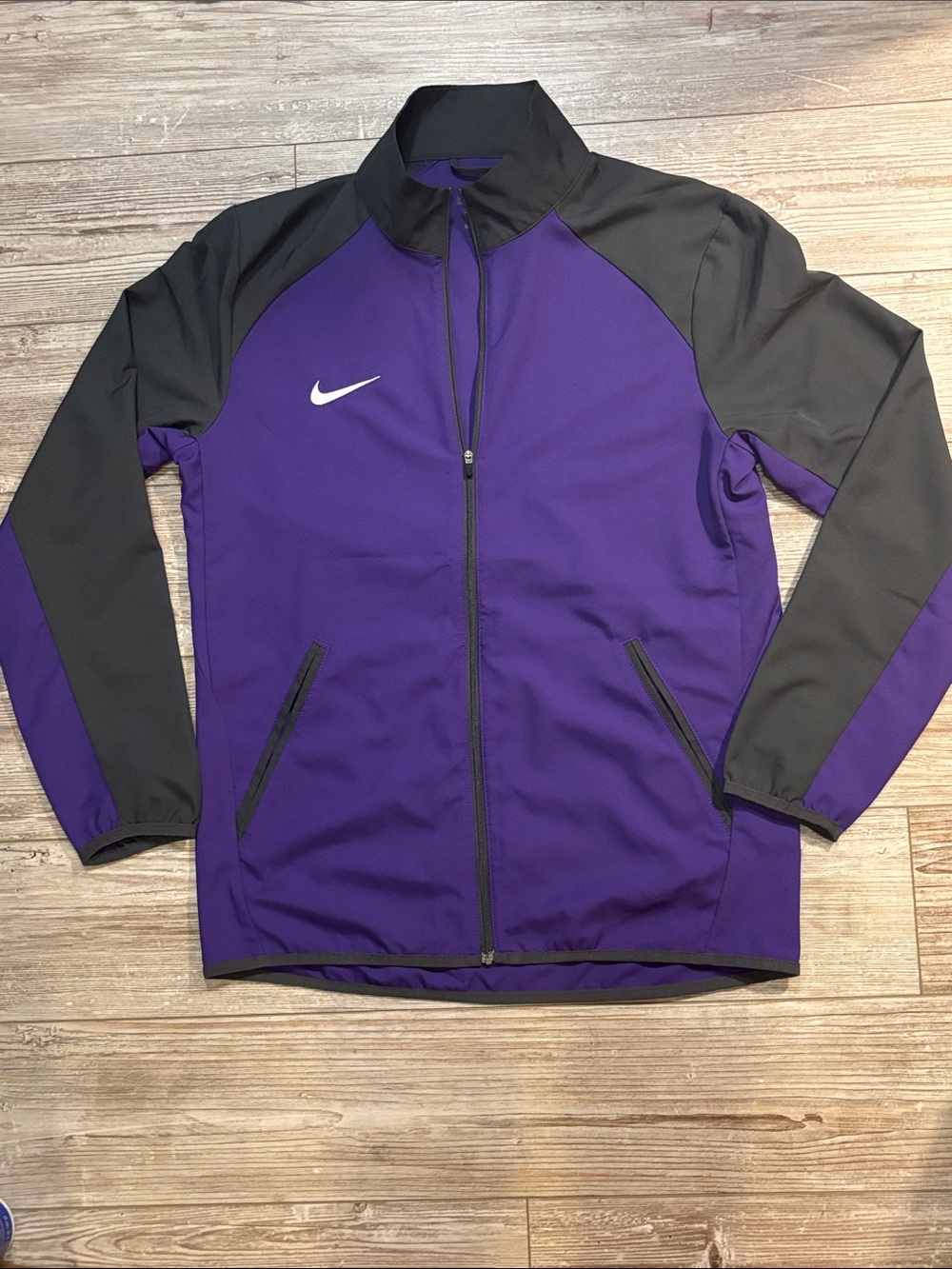 Nike Purple and Black Full-Zip Lightweight Performance Jacket